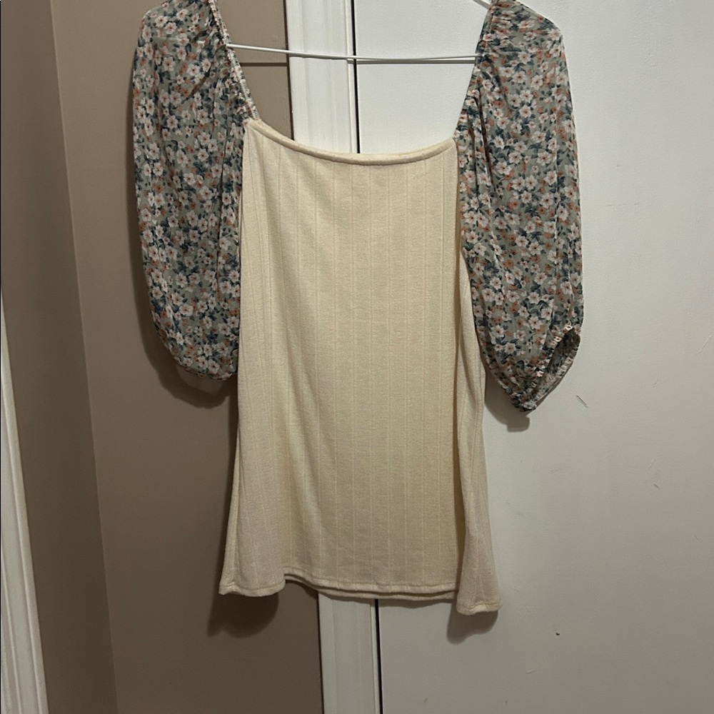 Sugar Fox Ribbed Knit Top